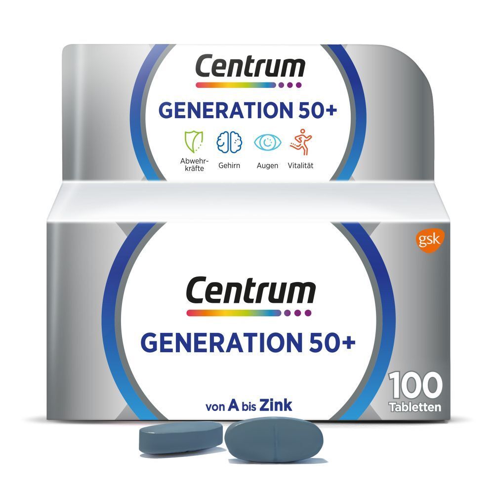 CENTRUM Generation 50+ Tabletten 100 Stück