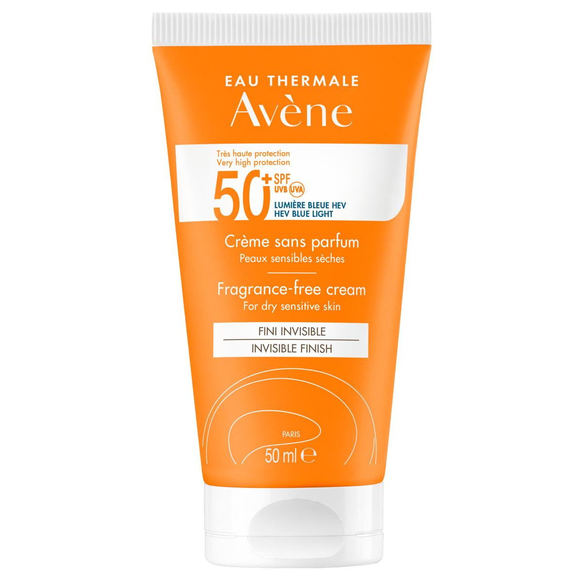 Avène Sun Sonnencreme ohne Duft SPF50+ Tube 50 ml