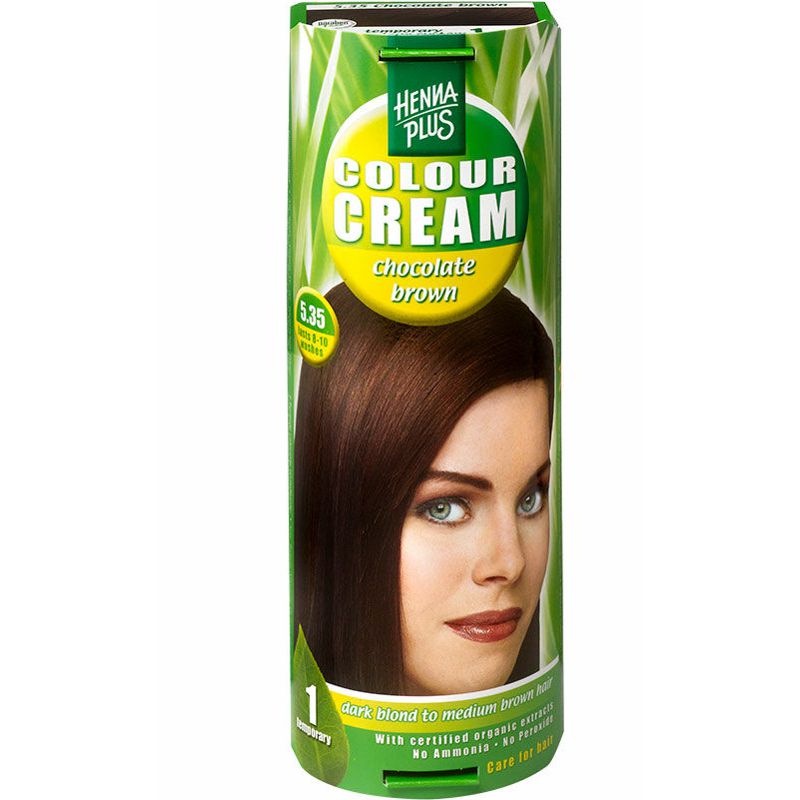 HENNA PLUS Colour Cream 5.35 chocolat braun 60 ml