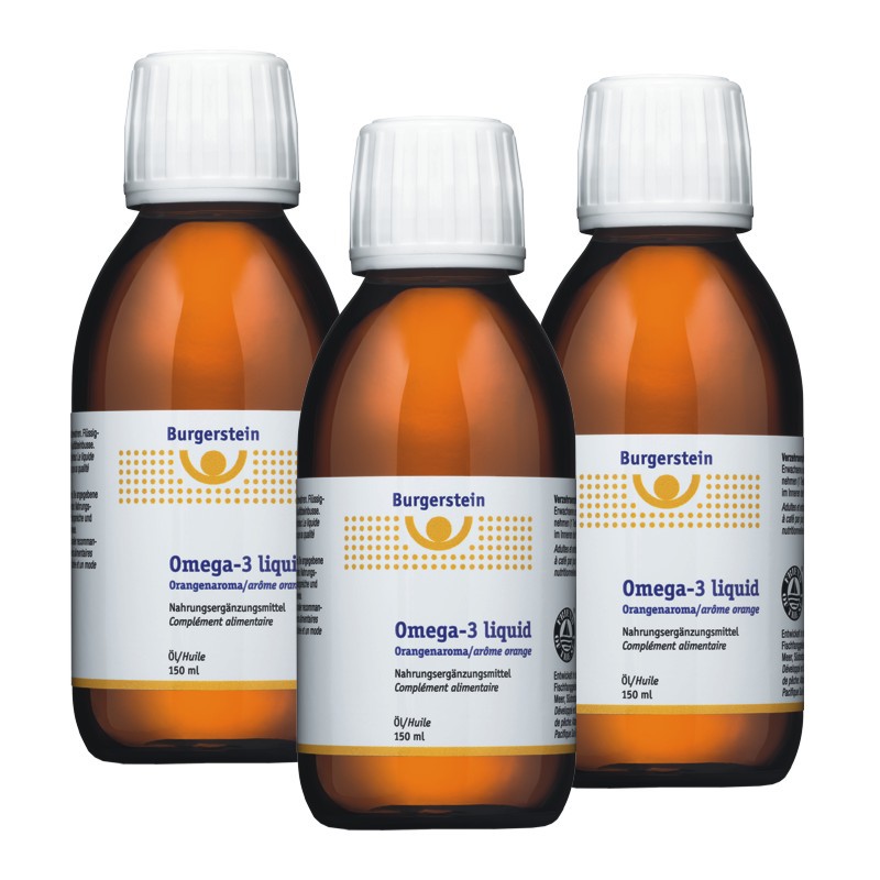 Burgerstein Omega-3 liquid 3x 150 ml