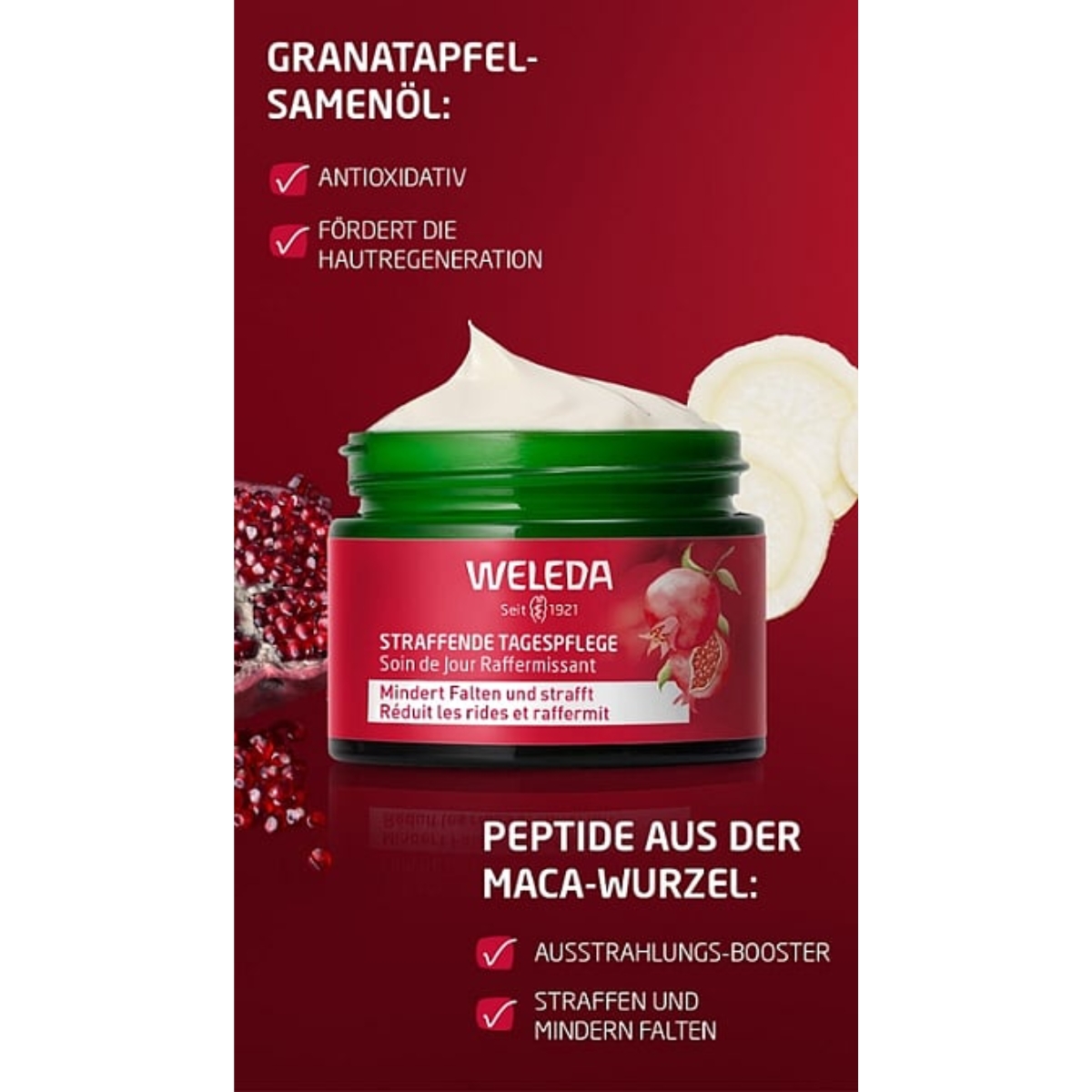 Weleda straffende Tagespflege Granatapfel & Maca 40 ml