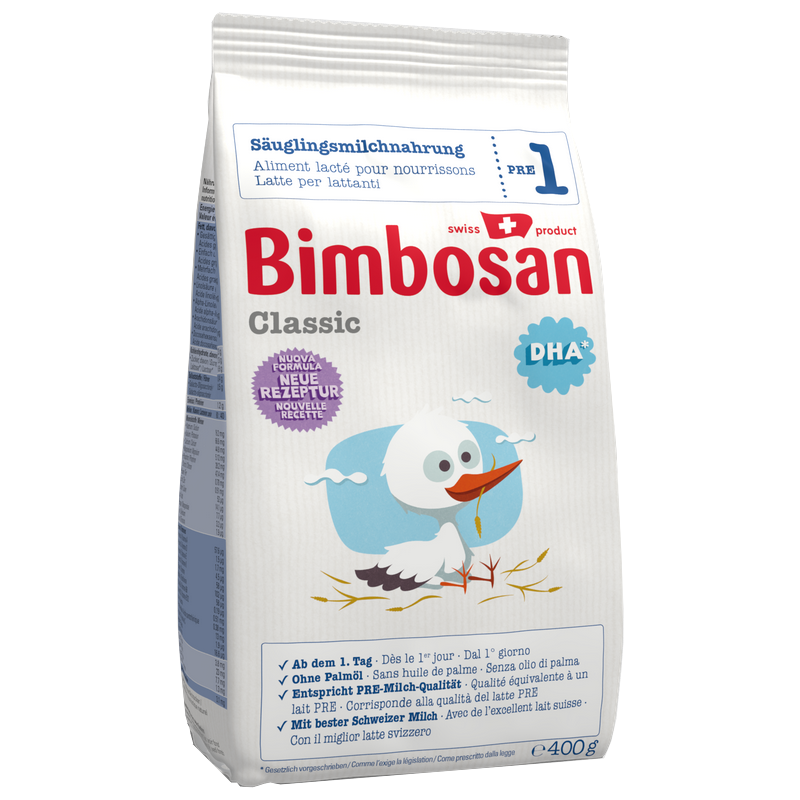 Bimbosan Classic 1 Säuglingsmilch refill 400 g