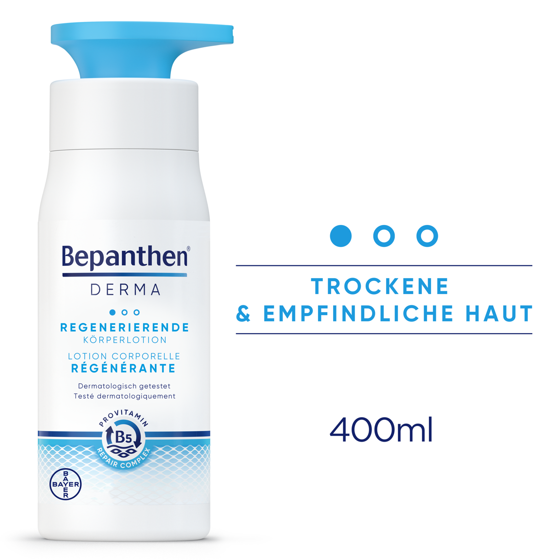 Bepanthen Derma regenerierende Körperlotion 400 ml