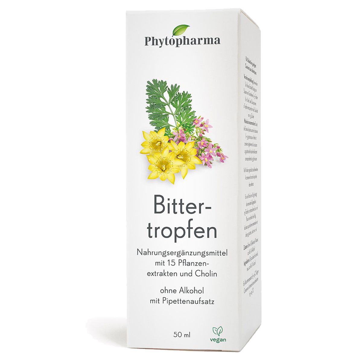 Phytopharma Bitter Tropfen Glasflasche 50 ml