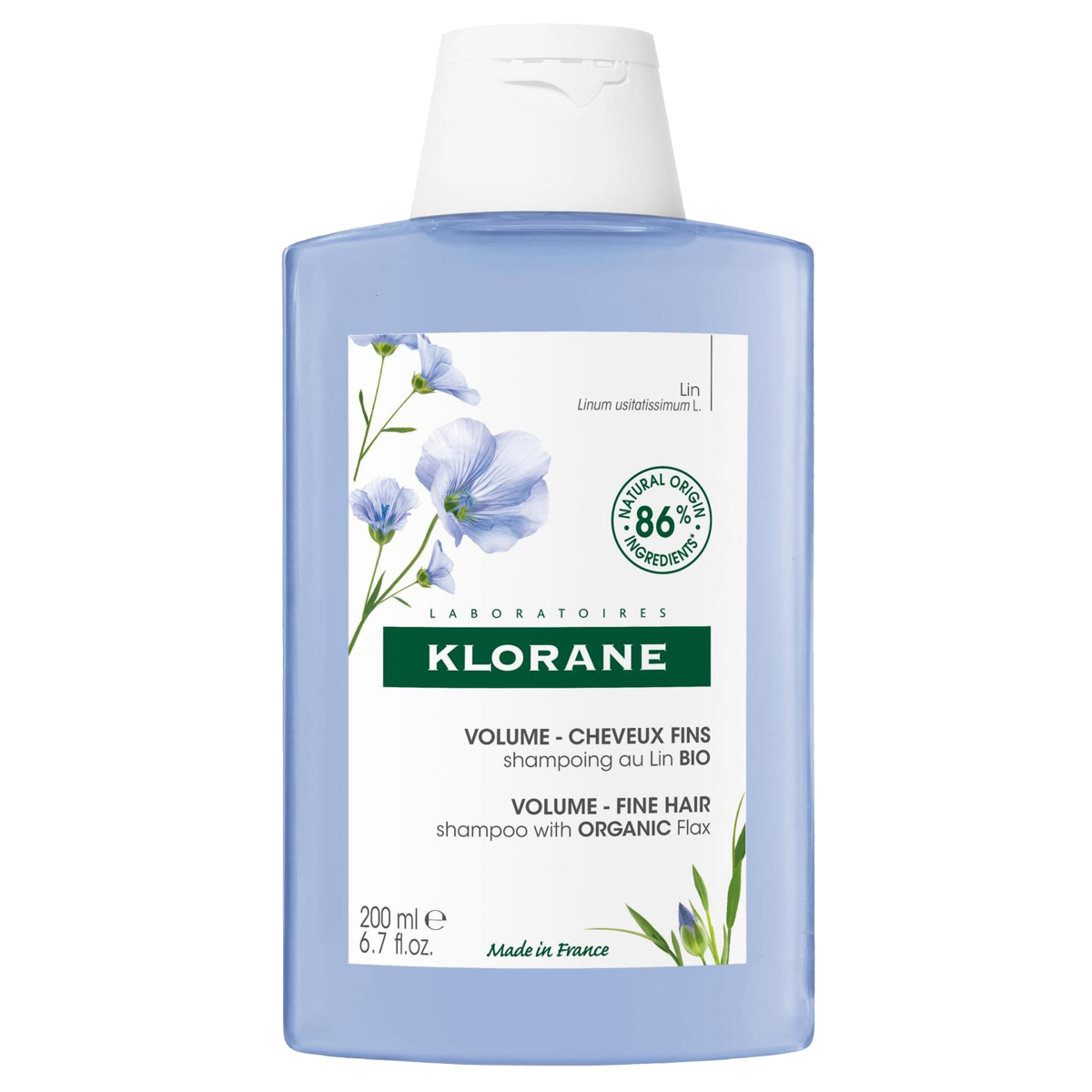 Klorane Leinen Bio Shampoo 200 ml