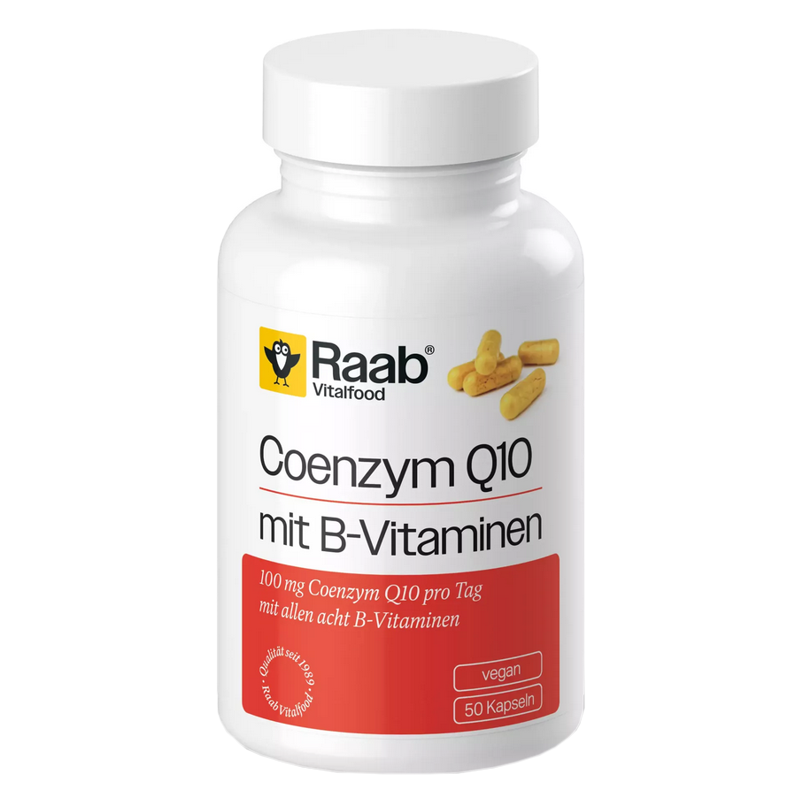 Raab Coenzym Q10 mit B-Vitaminen Kapseln 50 Stück