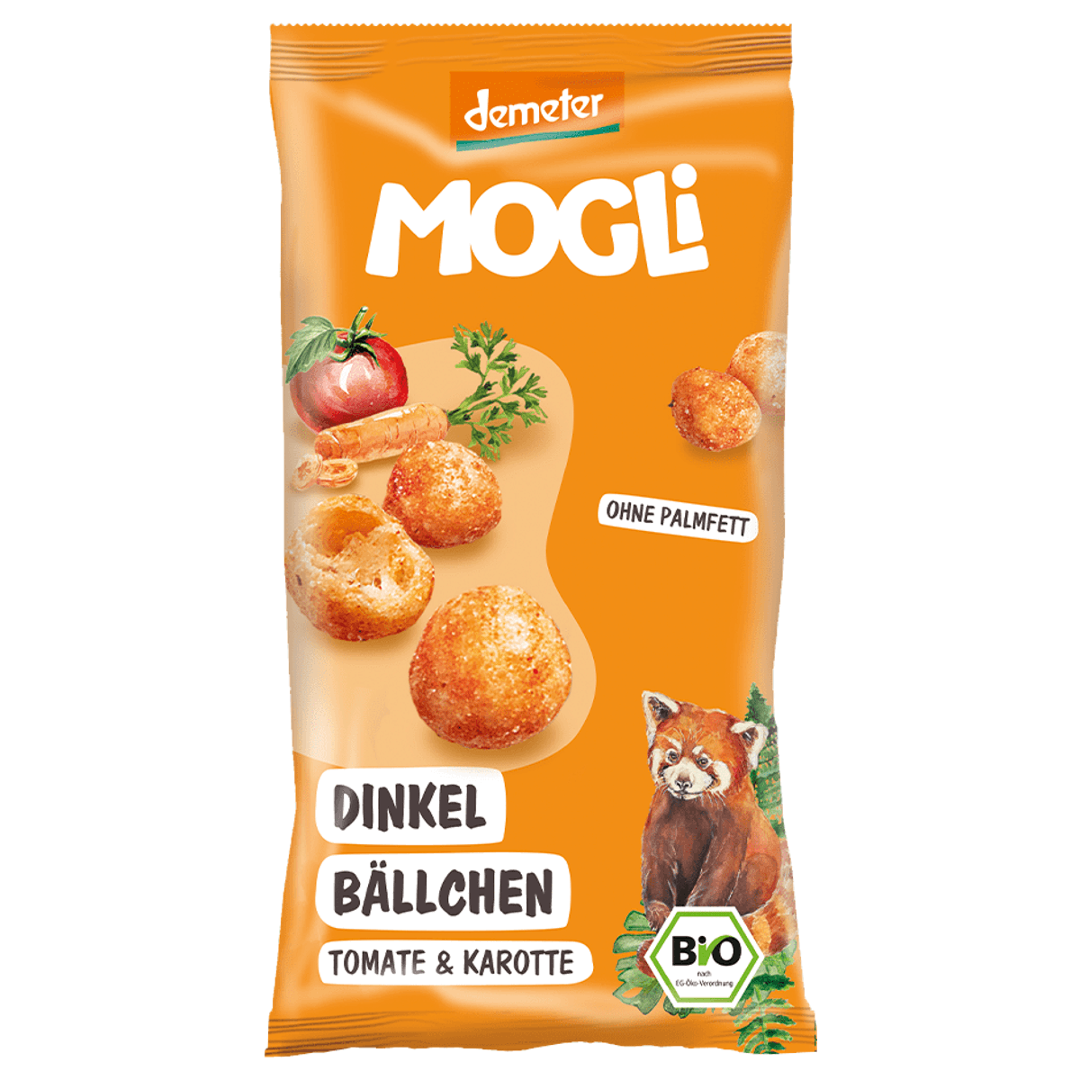 Mogli Dinkel Bällchen Tomate & Karotte Demeter 40 g