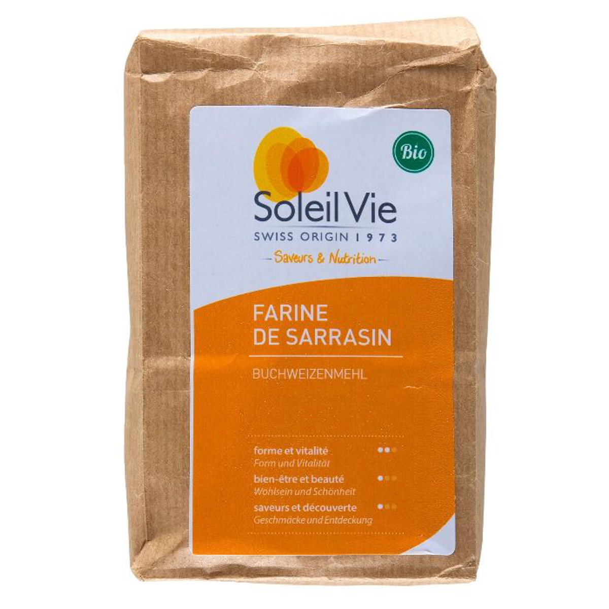 Soleil Vie Buchweizen Vollkorn Mehl Bio 500 g