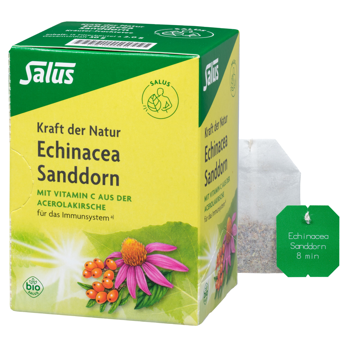 Salus Tee Echinacea Sanddorn Bio Beutel 15 Stück