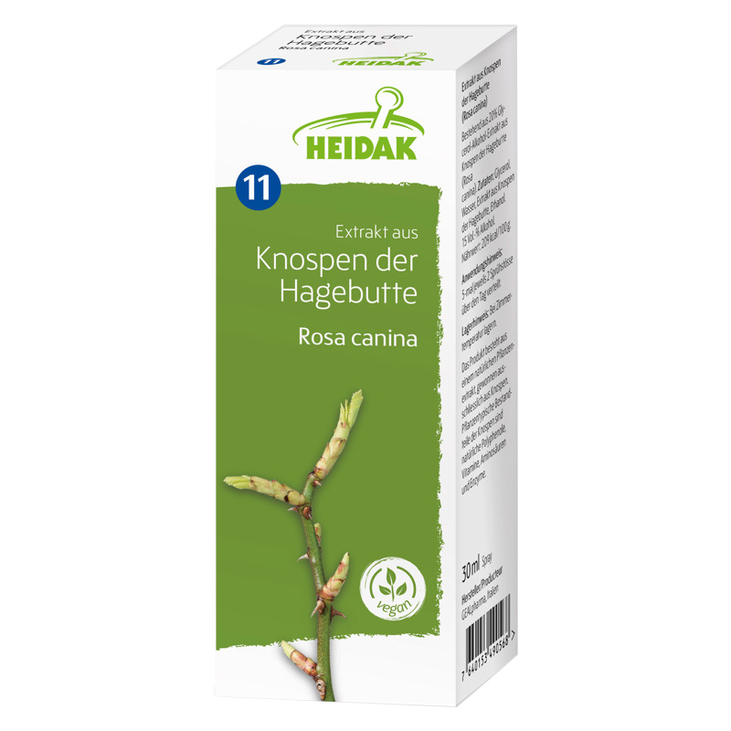 Heidak Knospe Hagebutte Rosa canina Flasche 30 ml