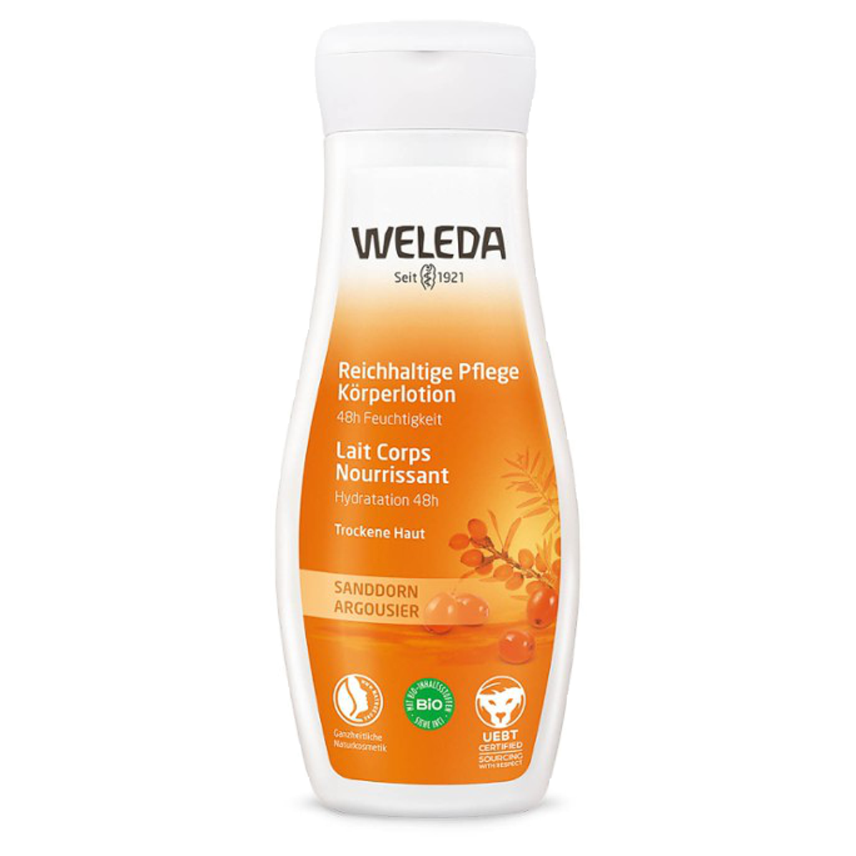 Weleda Körperlotion Sanddorn reichhaltig 200 ml