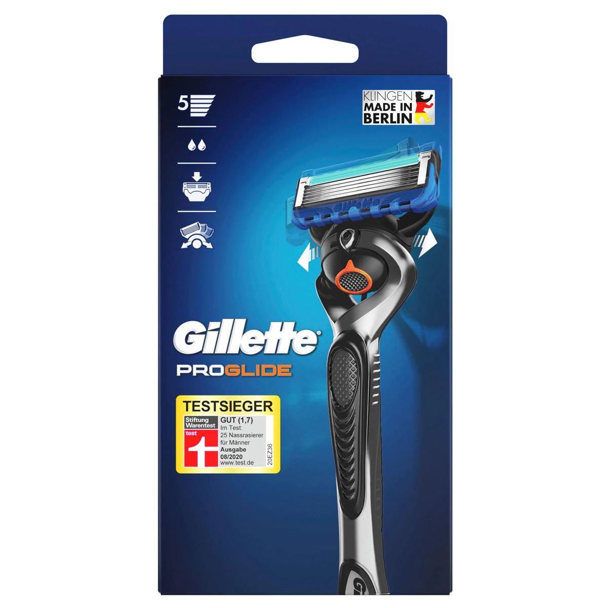 GILLETTE ProGlide Flexball Rasierapparat 1 Klinge