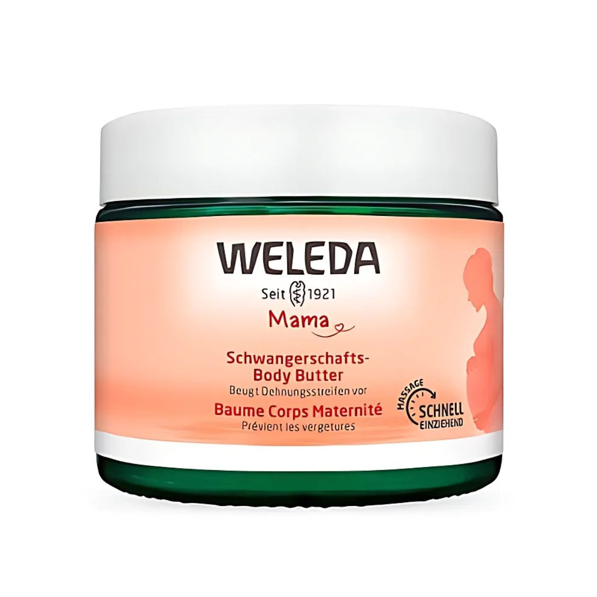 Weleda Mama Body Butter Schwangerschaft Glas 150 g