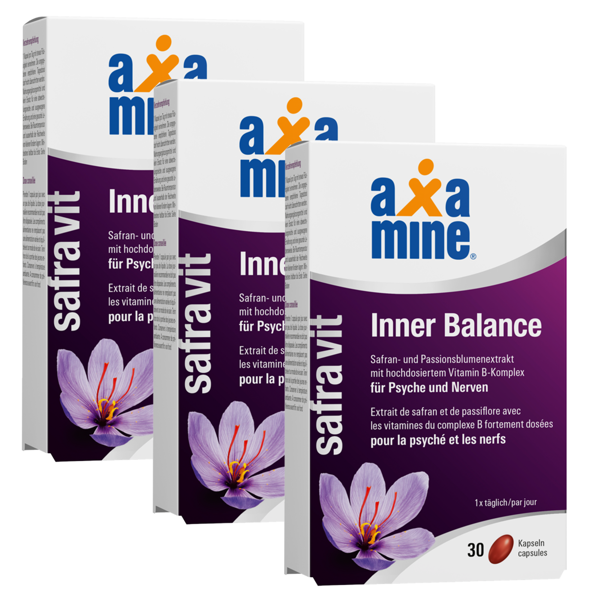 Axamine SafraVit Inner Balance 3x 30 Kapseln