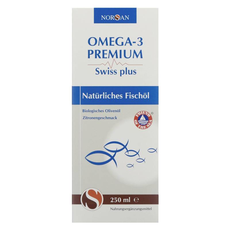 Norsan Omega-3 Premium Swiss plus Öl Flasche 250 ml