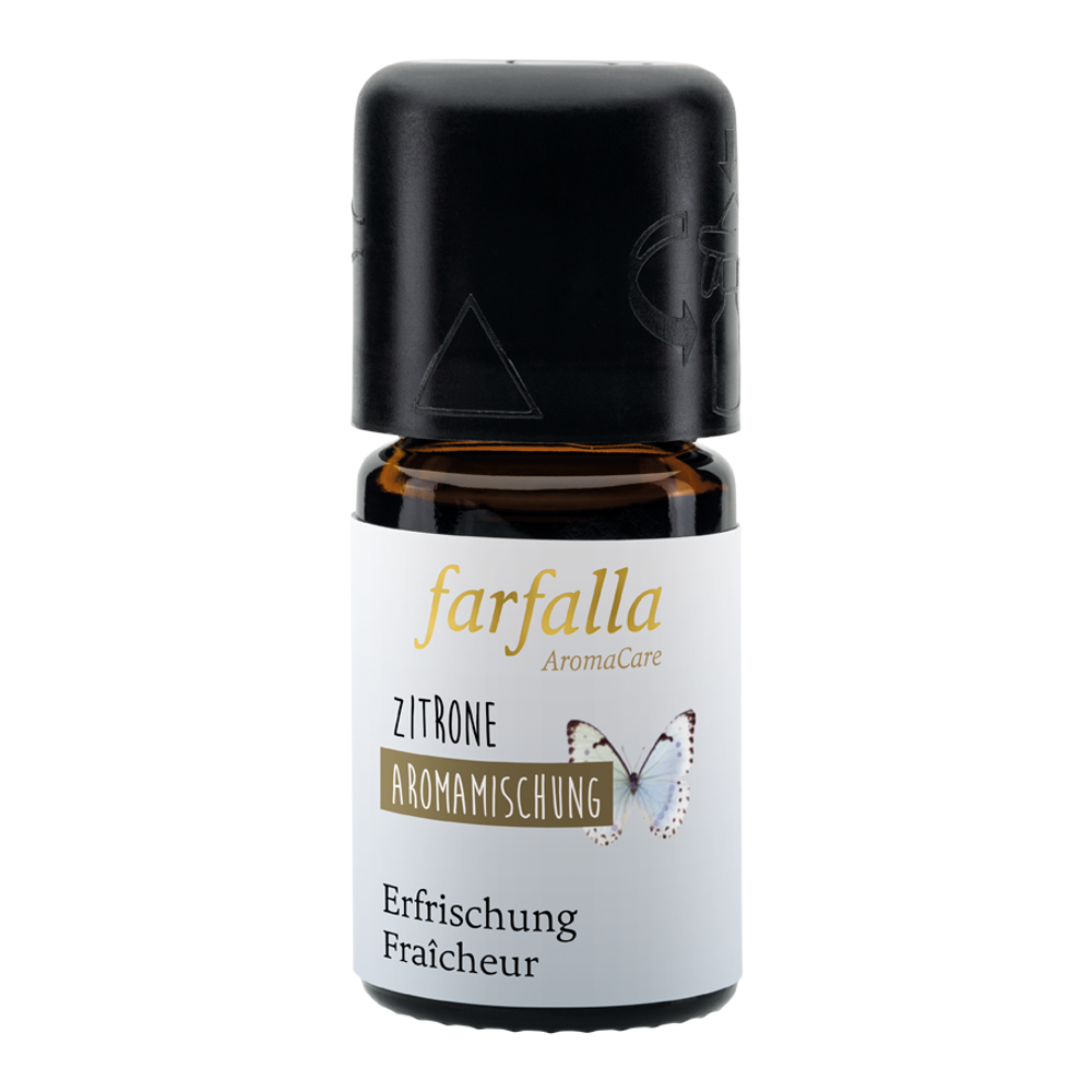 FARFALLA Sei erfrischt Aromamischung Zitrone 5 ml