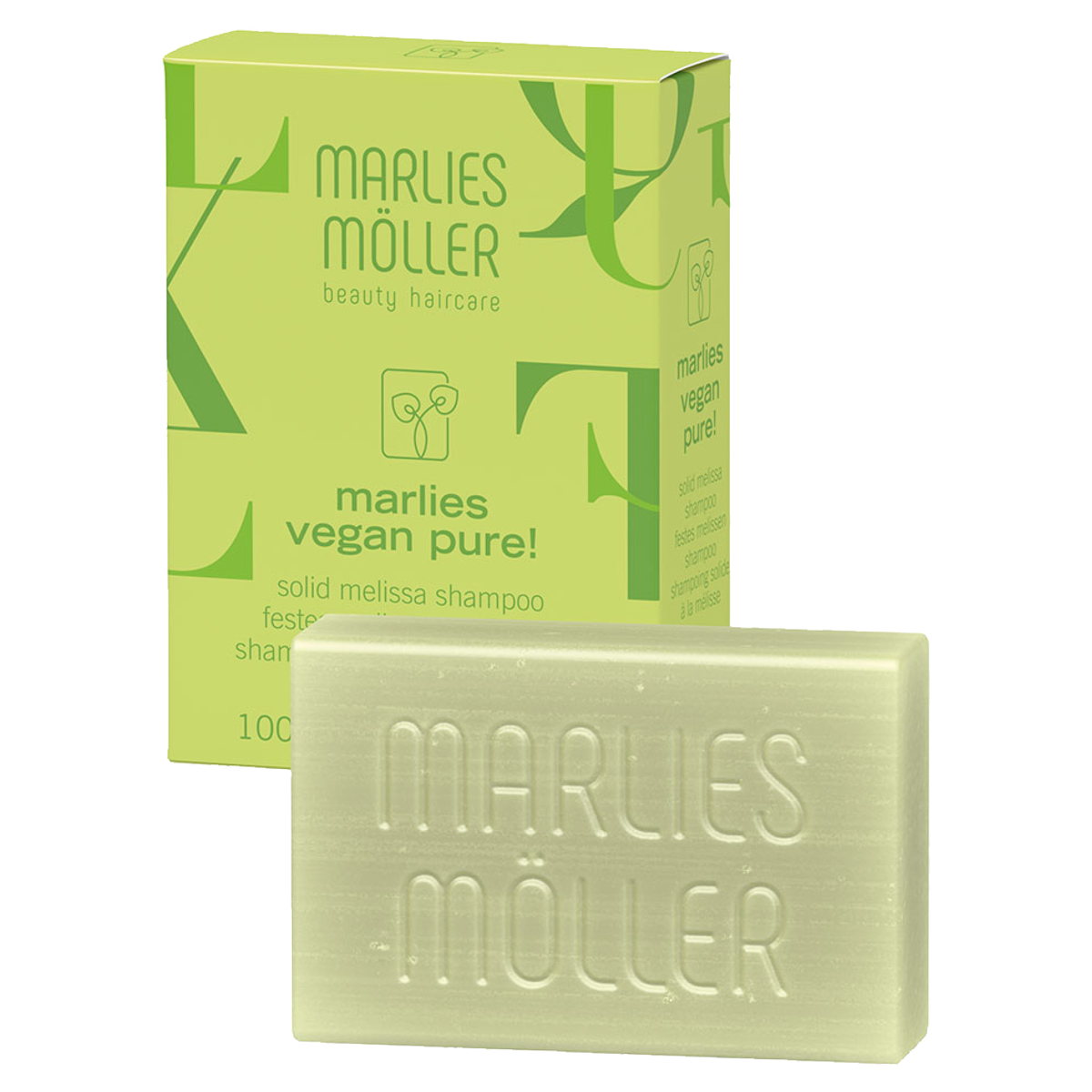 Marlies Möller Vegan Pure Festes Melissen Shampoo 100 g