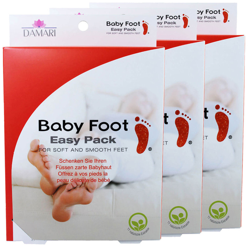 Baby Foot Easy Pack Hornhautentfernung Trio-Set