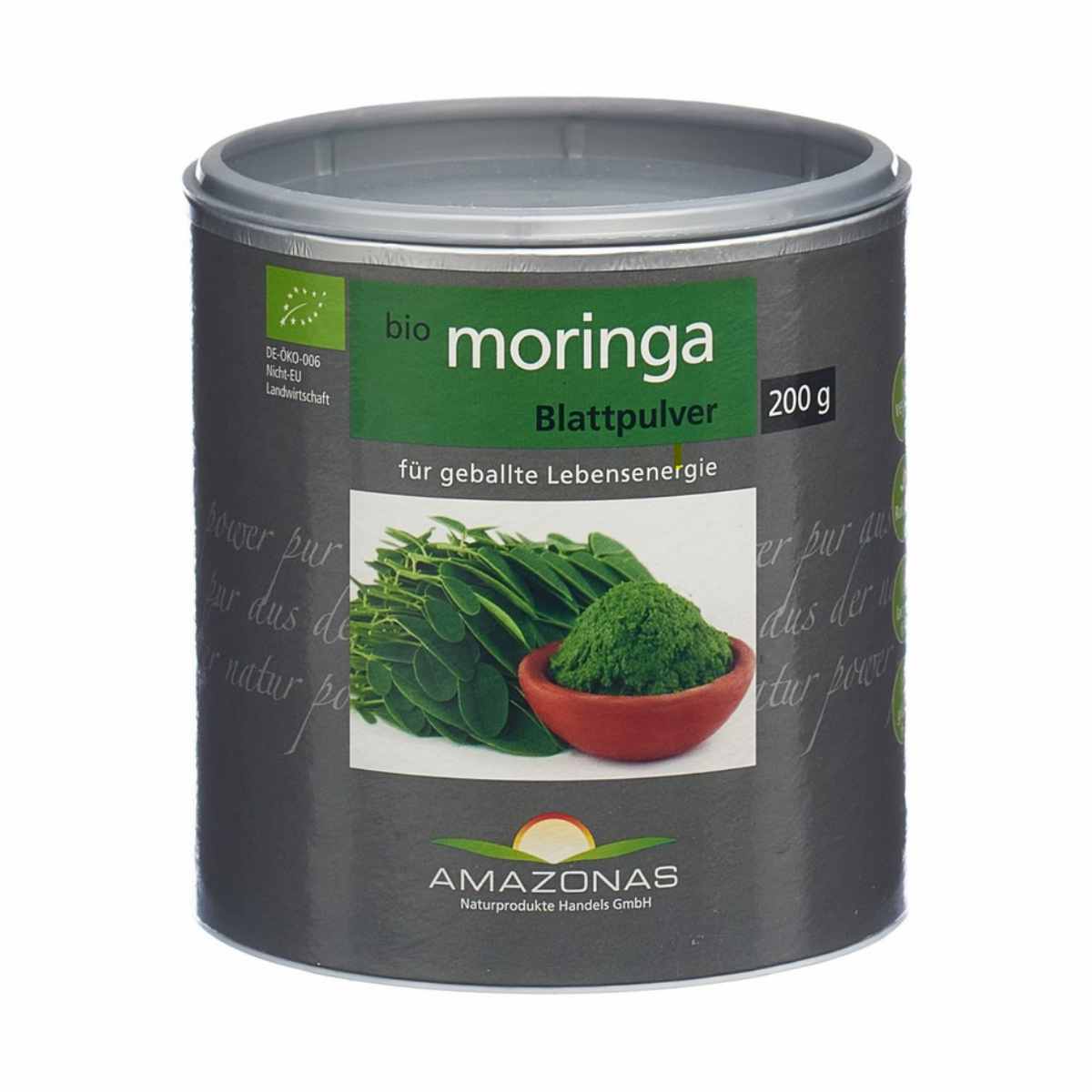 Amazonas moringa Bio Blattpulver 100% pur 200 g