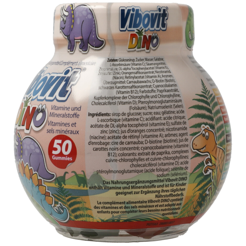 Vibovit Dino Fruchtgummis Dose 50 Stück