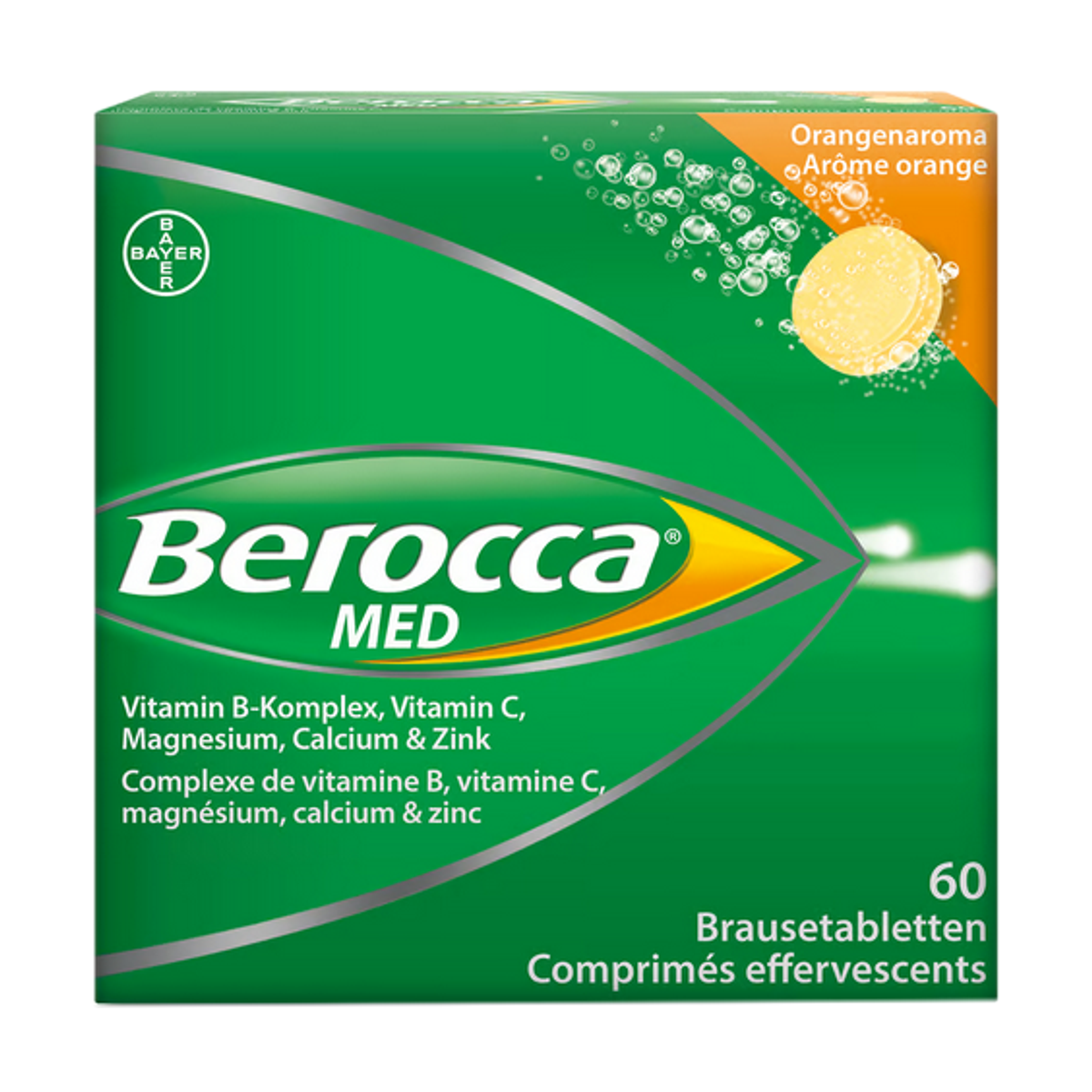 Berocca Brausetabletten Orangenaroma 60 Stück