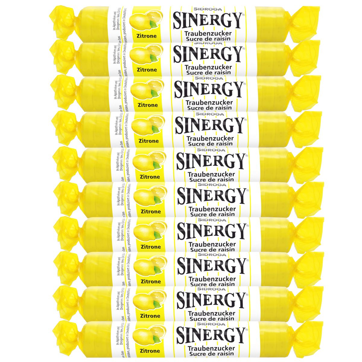 Sinergy Traubenzucker Zitrone 40 g