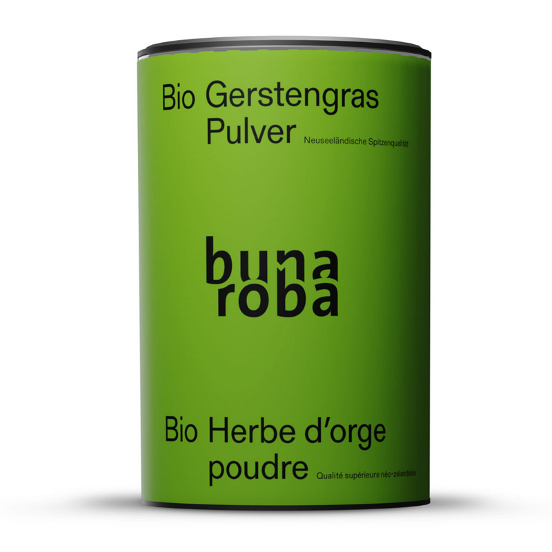 Bunaroba Gerstengras Pulver Dose 125 g