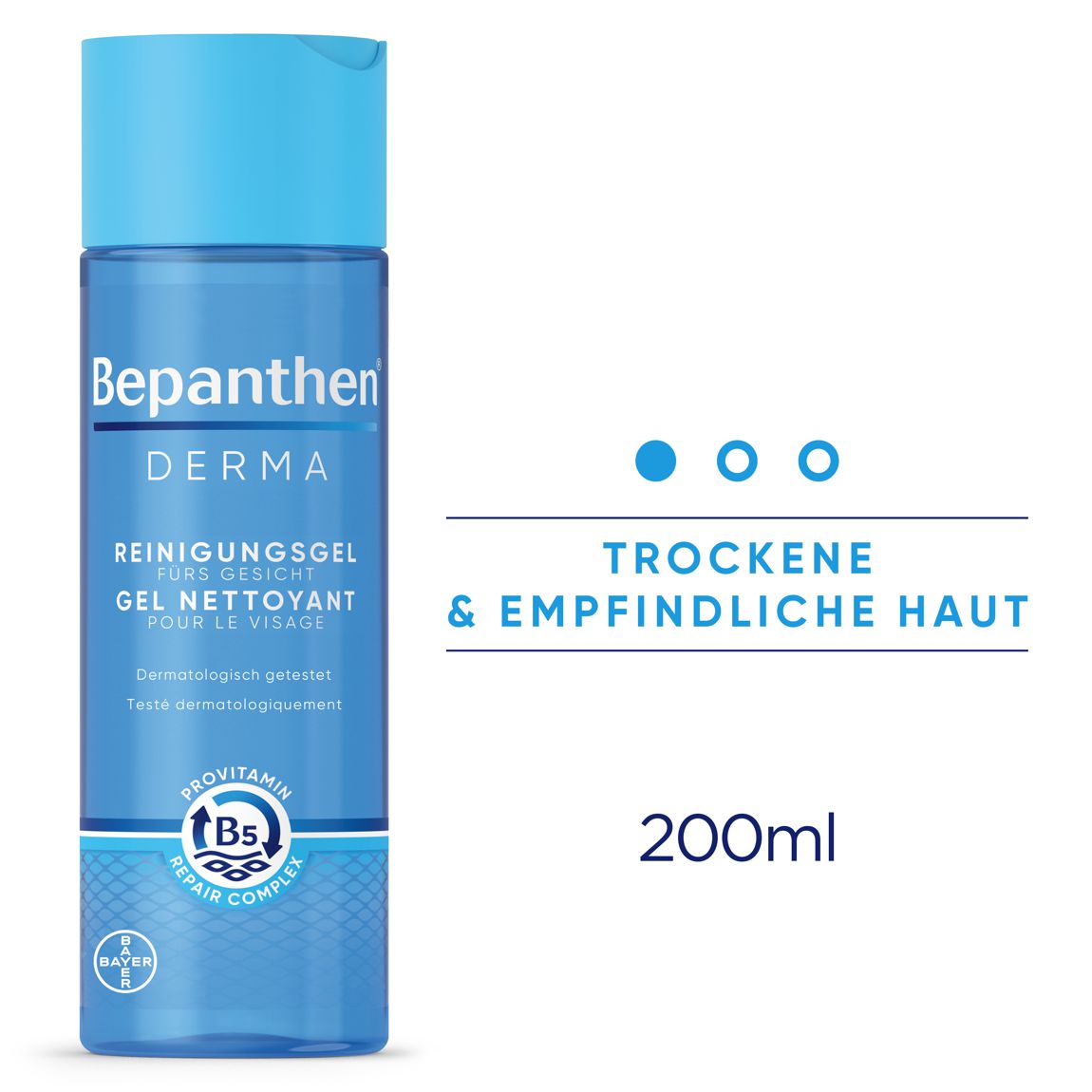 Bepanthen Derma Reinigungsgel fürs Gesicht 200 ml