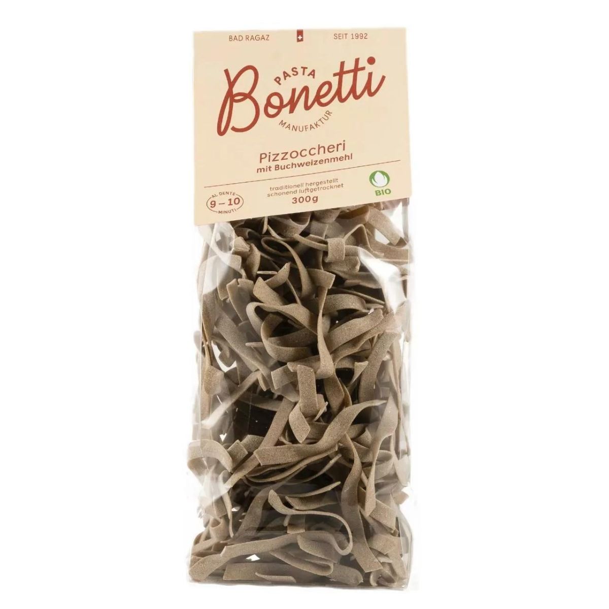 BONETTI Bio Pizzoccheri mit Buchweizenmehl 300 g