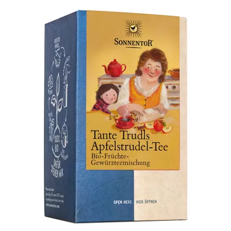 SONNENTOR Tante Trudis Apfelstrudel Tee Beutel 18 Stück