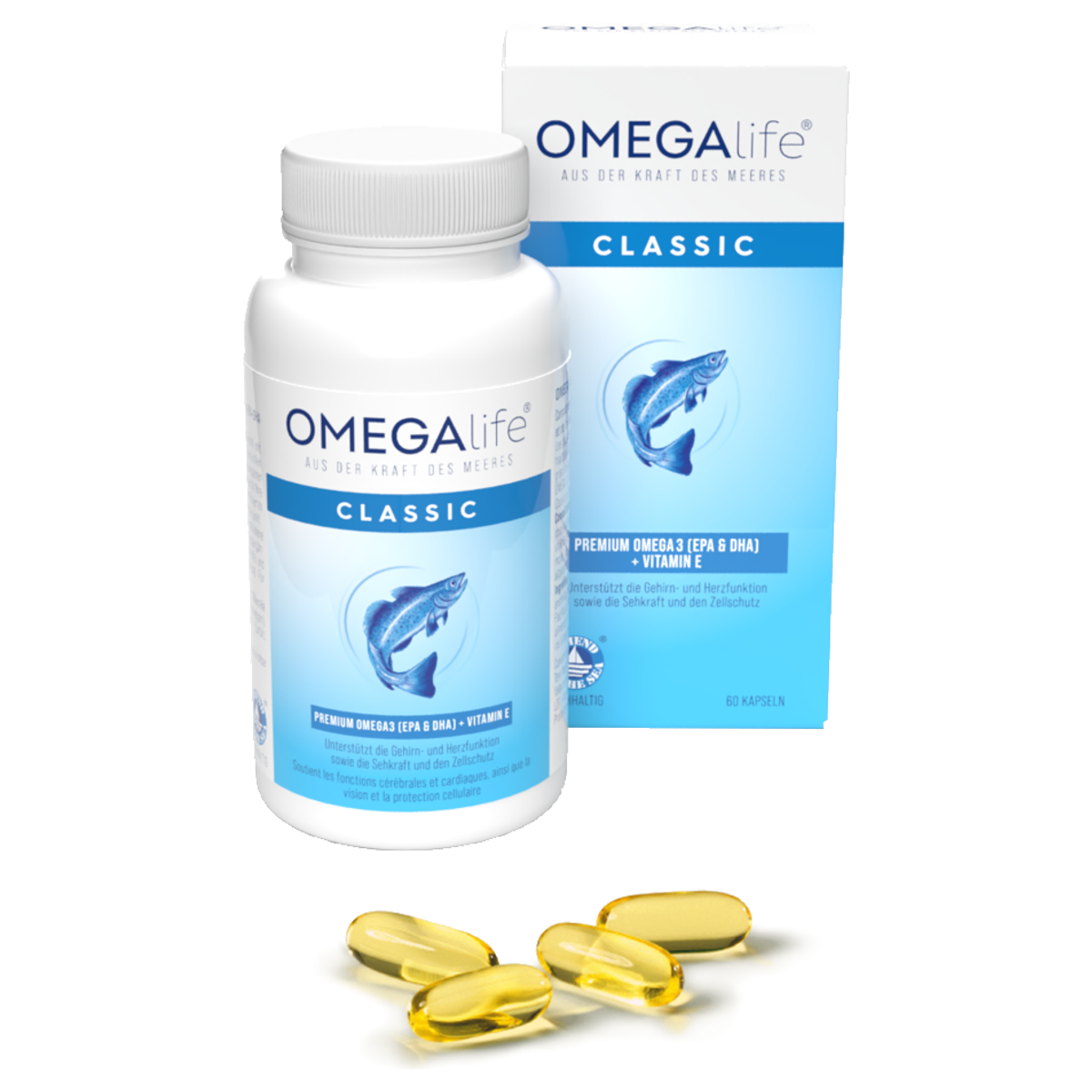 Omega-Life Classic 500mg 60 Kapseln