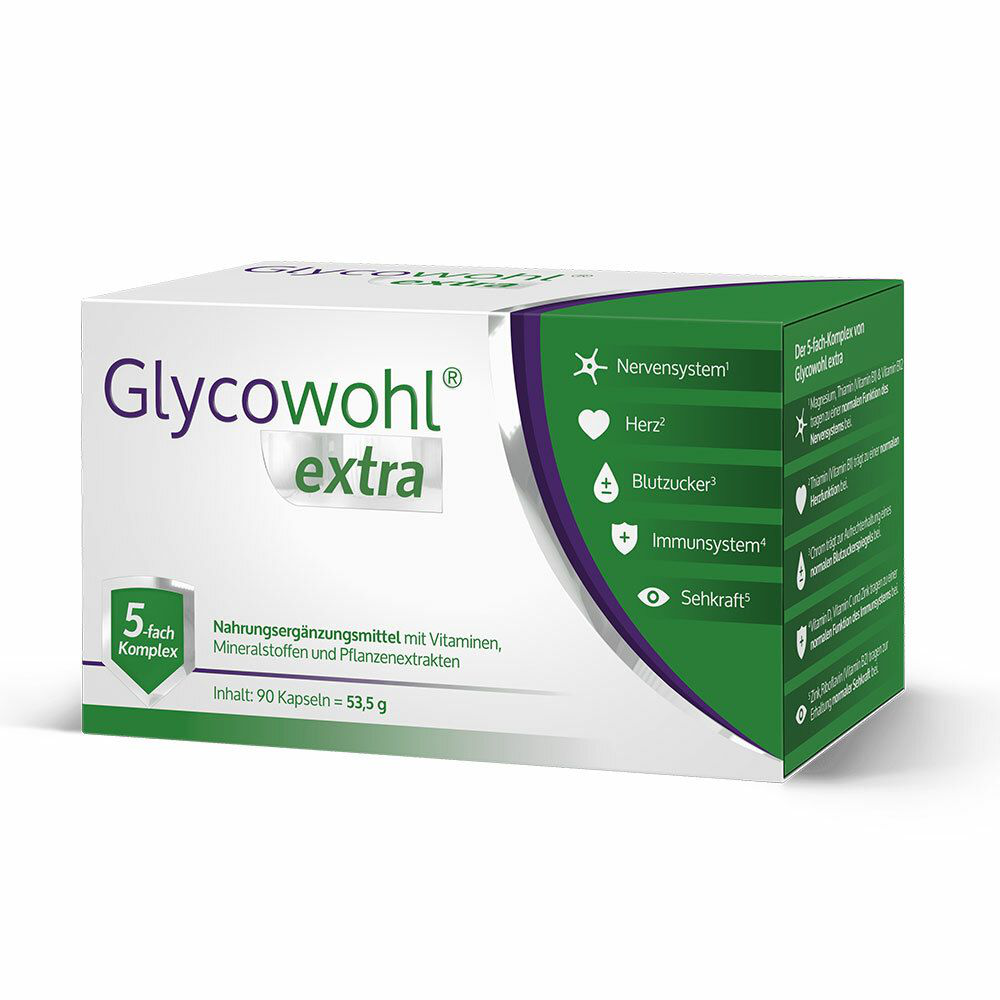 GLYCOWOHL extra Kapseln 90 Stück