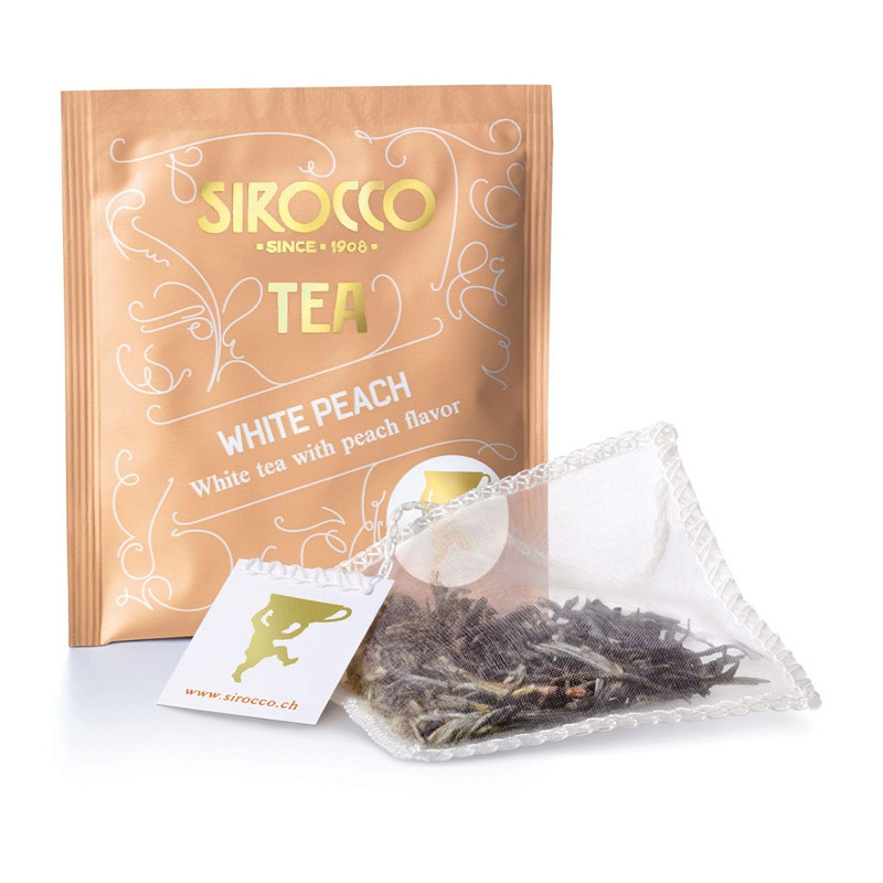 Sirocco Teebeutel White Peach 20 Stück