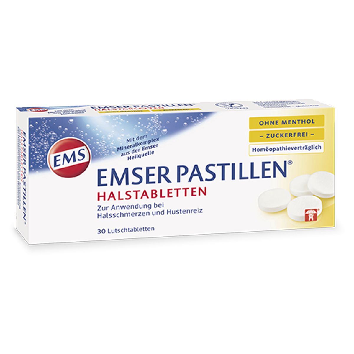 Emser Pastillen zuckerfrei ohne Menthol 30 Stück