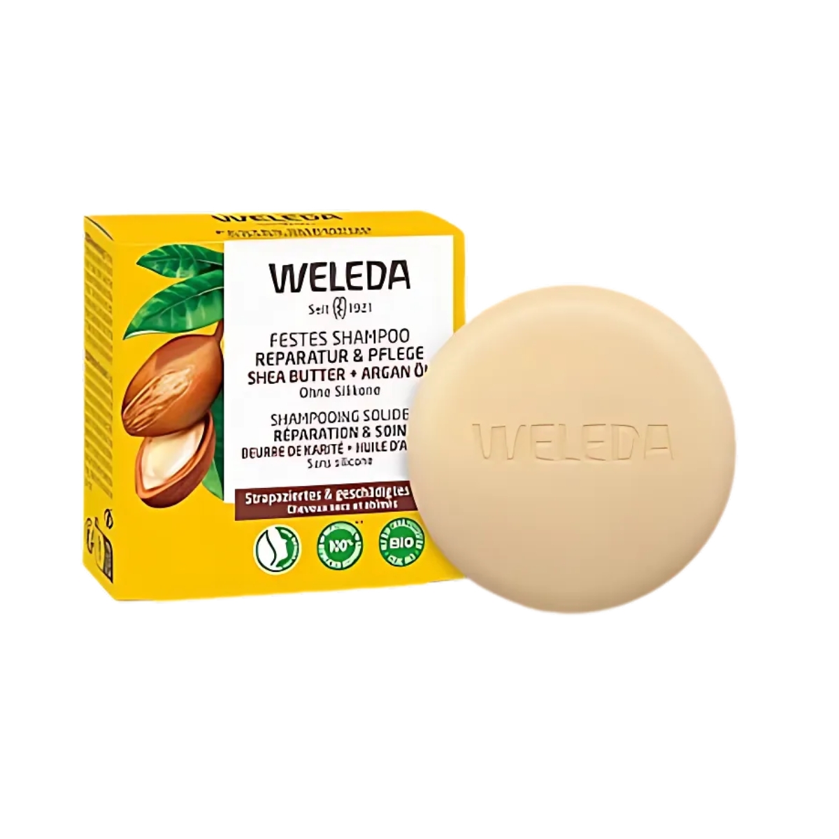 Weleda Festes Shampoo Reparatur & Pflege 50 g