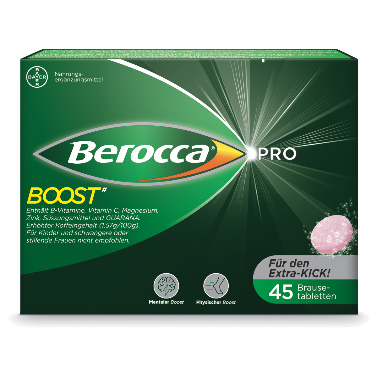 Berocca Pro Boost Brausetabletten 45 Stück