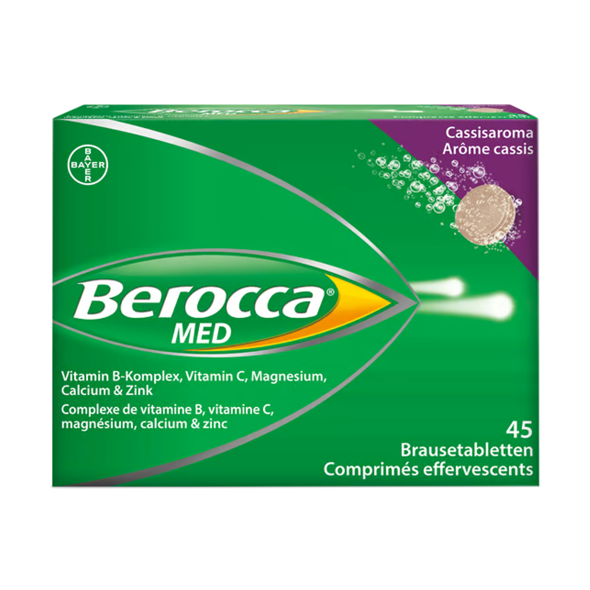 Berocca Med Brausetabletten Cassisaroma 45 Stück