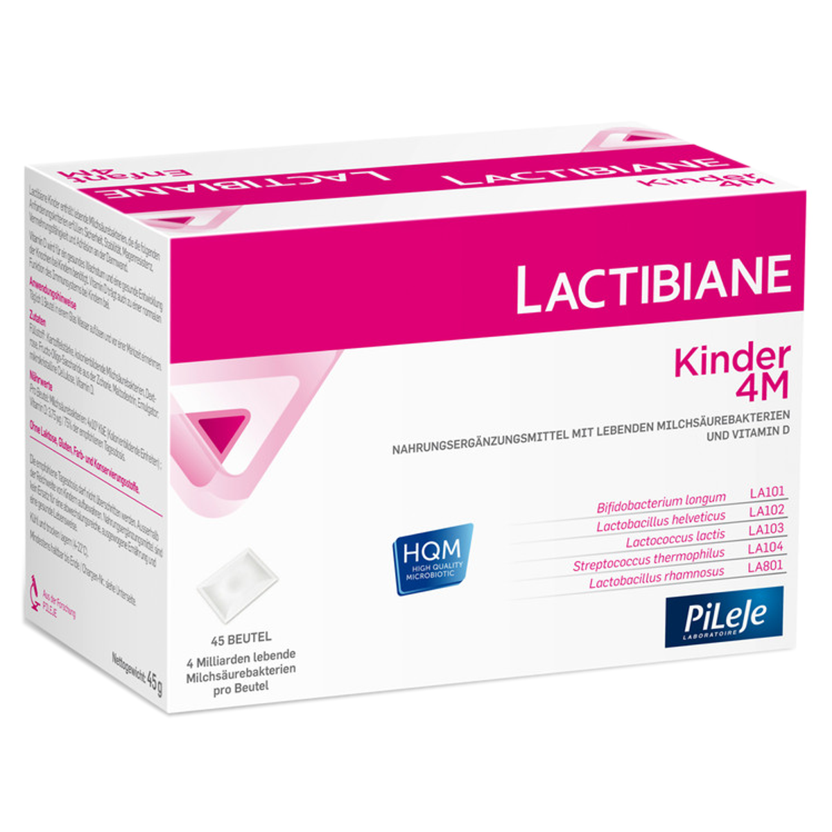 Lactibiane Kinder 4M Beutel 45 Stück