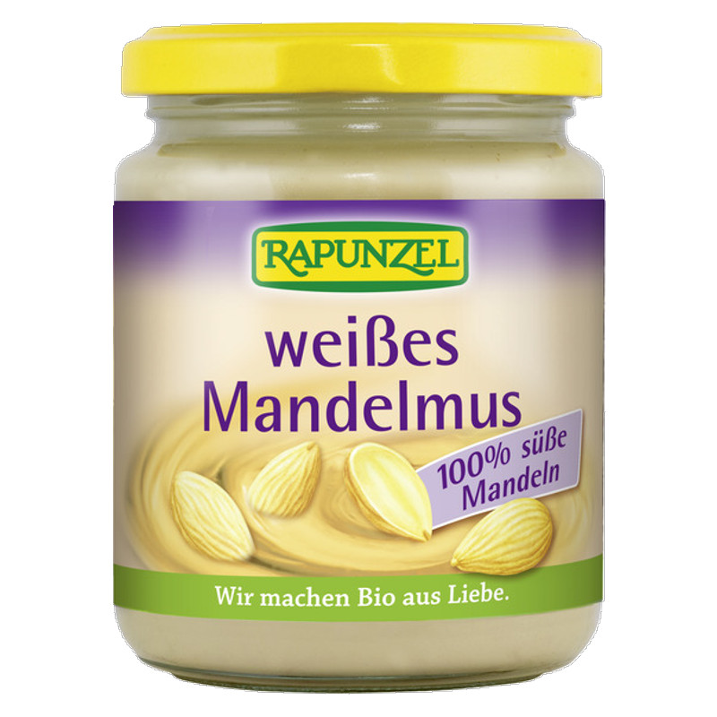 Rapunzel Mandelmus Bio weiss Glas 250 g