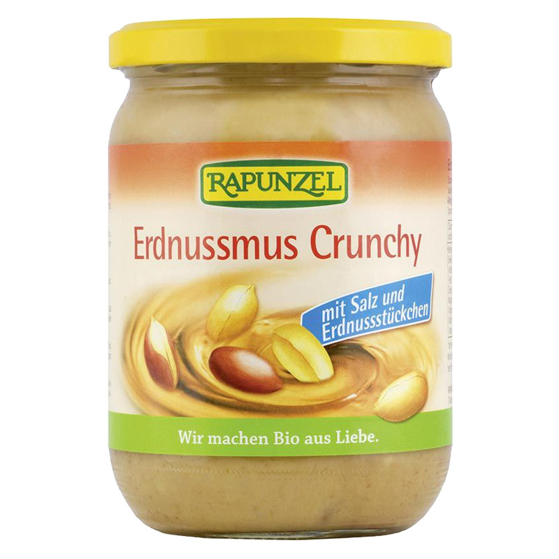 Rapunzel Erdnussmus Crunchy mit Salz 500 g