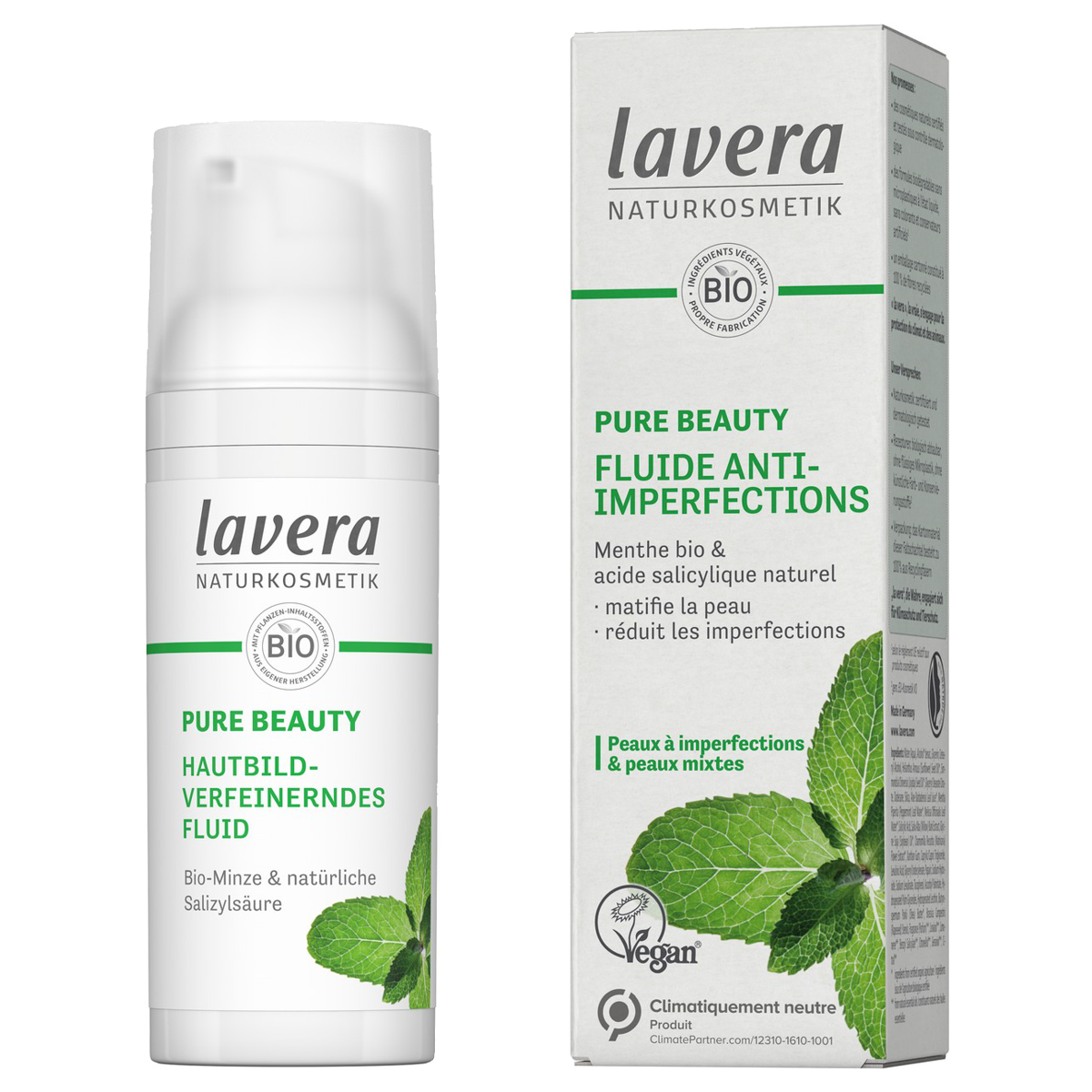 Lavera Hautbildverfeinernd Fluid pure beauty 50 ml