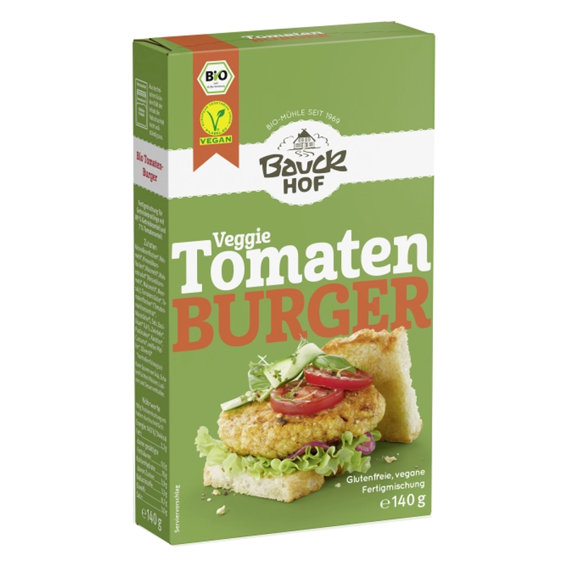 Bauckhof Tomaten Burger mit Basilikum 140 g