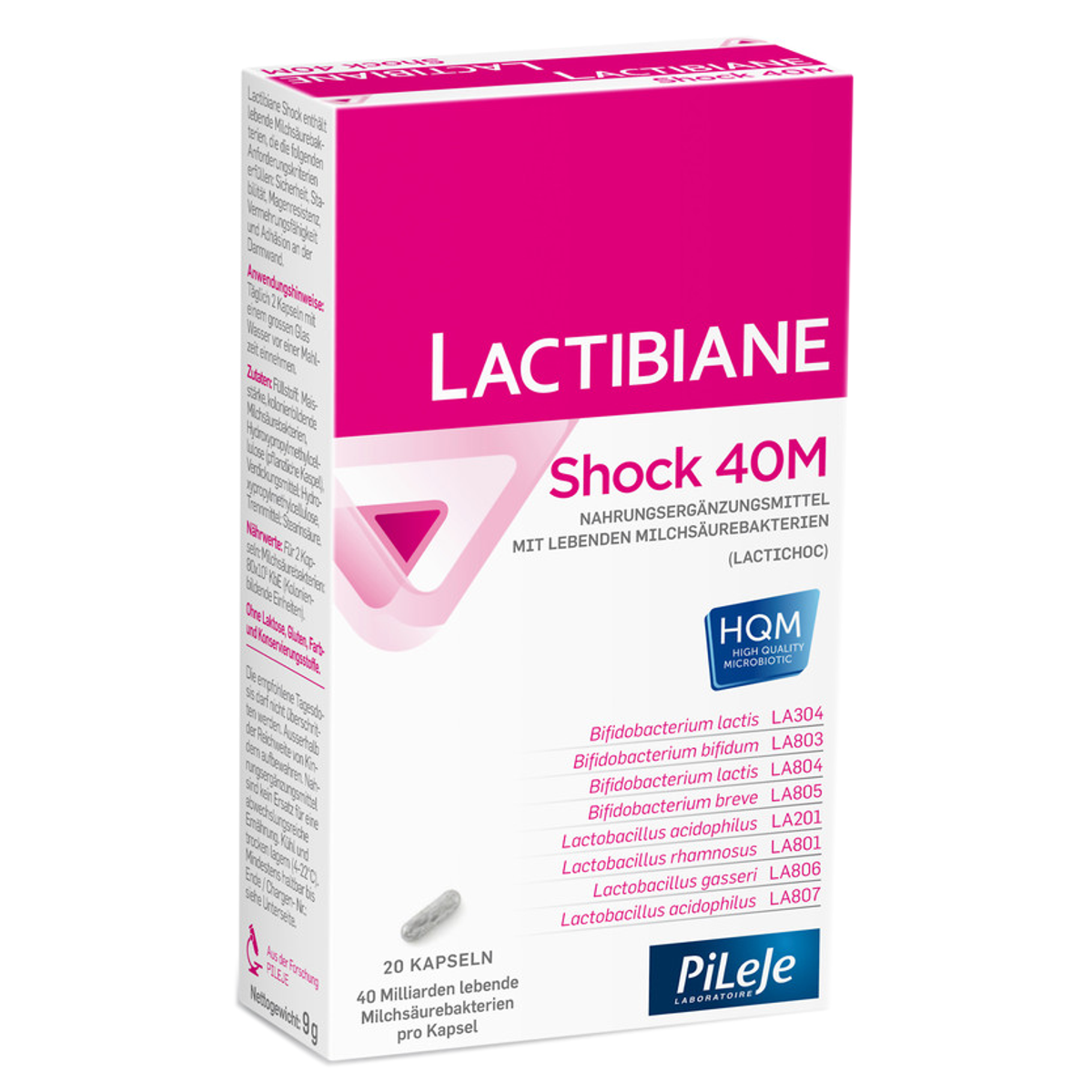 Lactibiane Shock 40M Kapseln 20 Stück