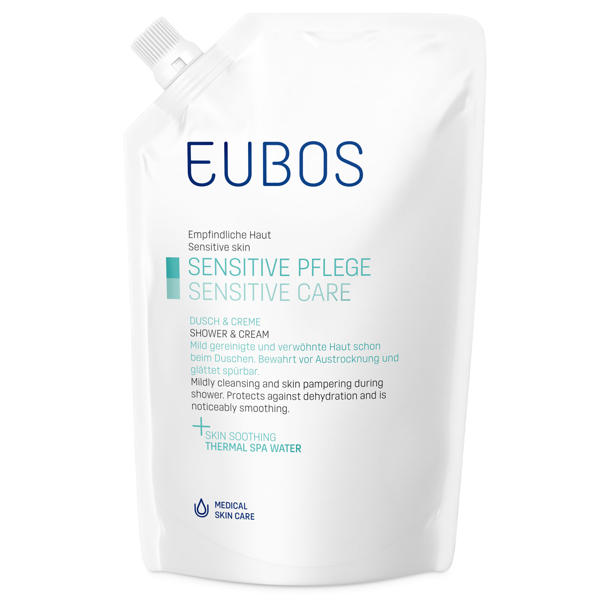 Eubos Sensitive Dusch & Creme refill 400 ml