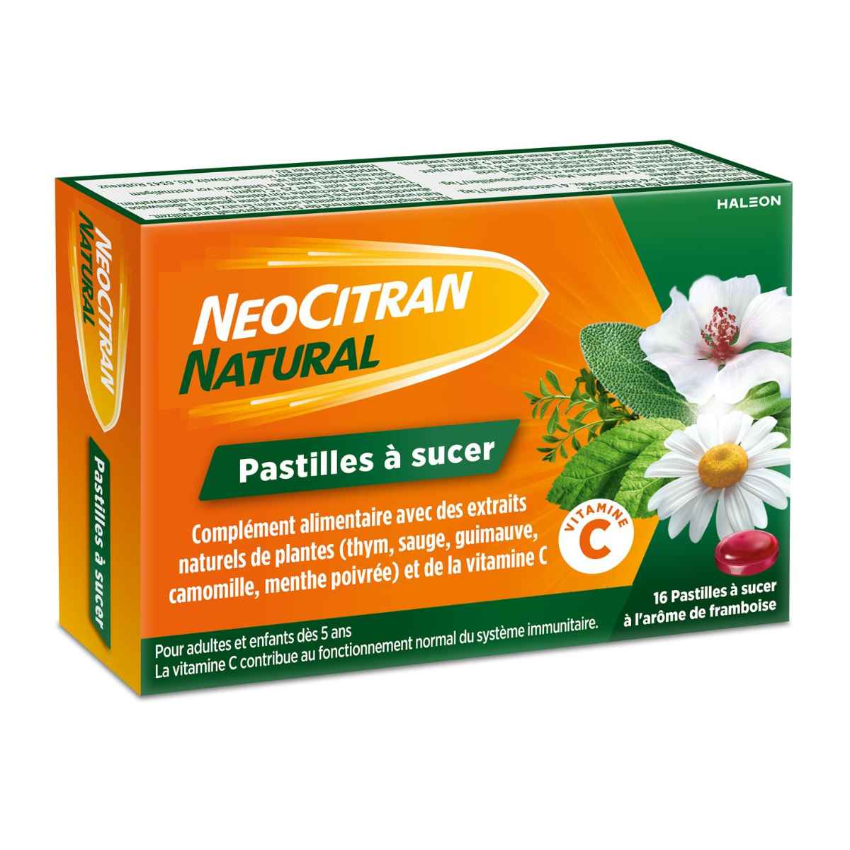 NEOCITRAN Natural Lutschpastillen 16 Stück