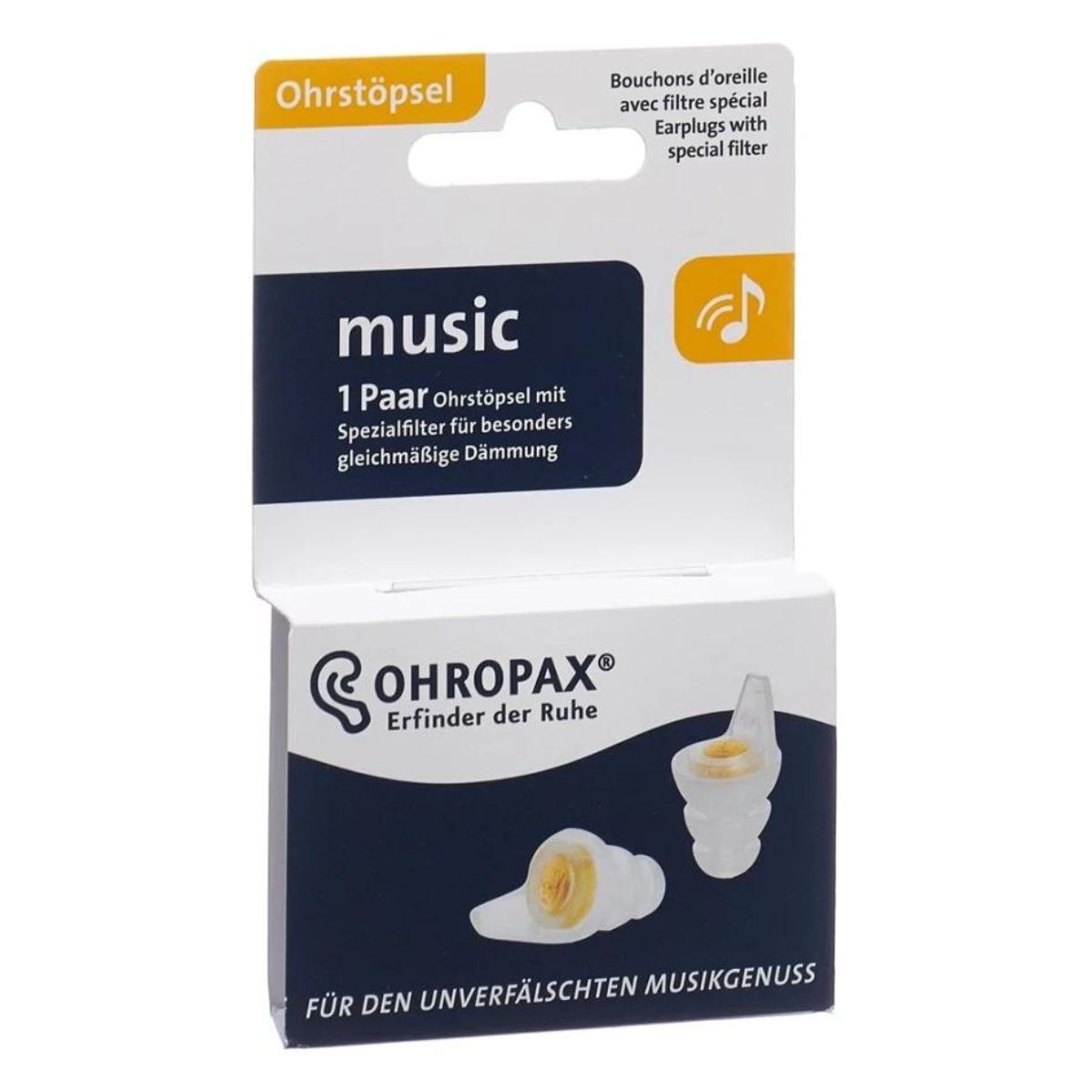 Ohropax music idealer Schutz bei Konzerten