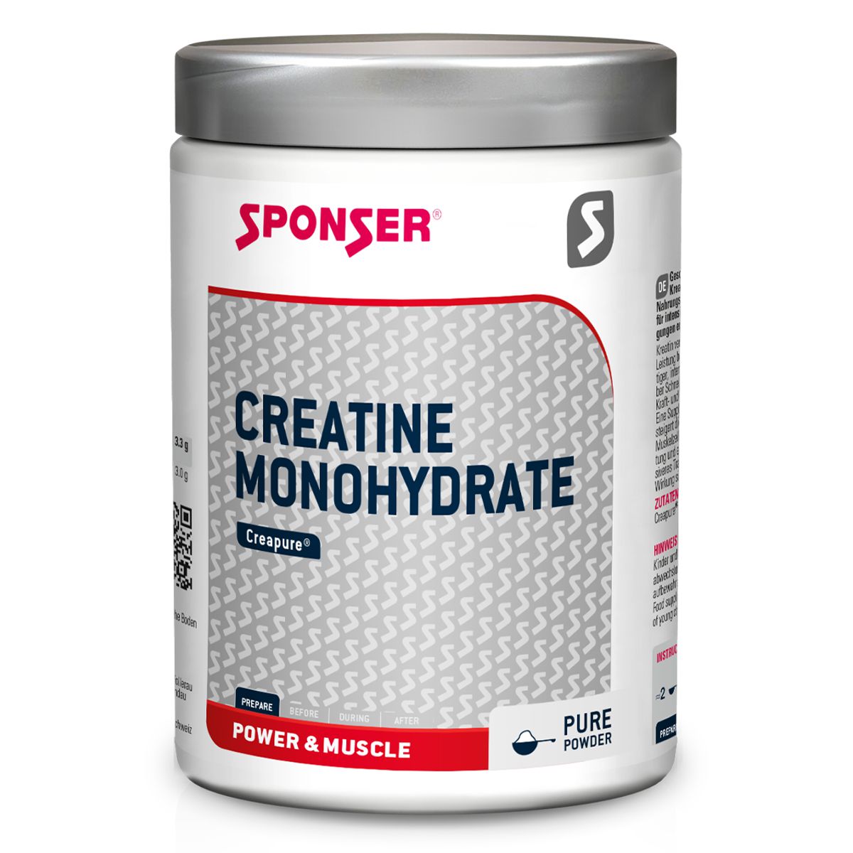 Sponser Creatine Monohydrate Pulver Dose 500 g