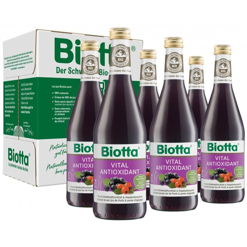 Biotta Vital Antioxidant 6 fl 5 dl