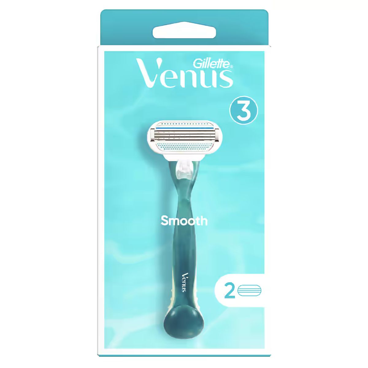 GILLETTE Venus Smooth Rasierapparat 2 Klingen