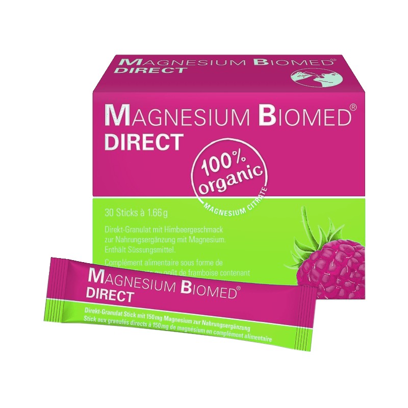 MAGNESIUM BIOMED direct Granulat Sticks 30 Stück